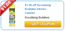 *HOT* $1/1 Scrubbing Bubbles Total Kitchen Cleaner = $.98 at Walmart!!