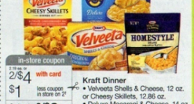 Kraft Dinners $1 at Walgreens (Starts 2/17)