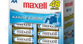 Maxell AA Batteries (48 ct) for only $11.52 Shipped – $.24/Battery!