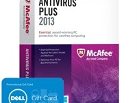 McAfee AntiVirus Plus 2013 (3 Users): $29.99 + FREE $50 Dell eGift Card