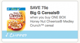 New cereal printable coupons: Fiber One, Kellogg’s, Chex, Total, Honey Nut Cheerios, plus more!