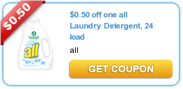 New Coupon: $.50/1 All Laundry Detergent
