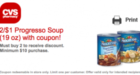 New CVS Coupon – Get Progresso Soup for Only $0.25 {Limited}