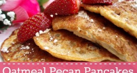 Oatmeal Pecan Pancakes