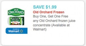 Old Orchard Juice Coupon – Buy One, Get One Free