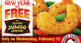 Panda Express: FREE Tangy Jumbo Shrimp! (tomorrow 2/13 only)
