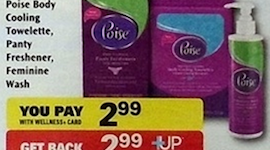 Poise Moneymaker Deal at Rite Aid Starting 2/24 (Print Now and Save)