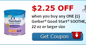 Printable Coupons: Gerber GoodStart Formula, Meow Mix Cat Food, Scotchgard, Campbell’s Soup and More