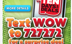 Redbox: 10 Days of Deals (text offer)