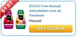 Renuzit Cone Coupon: Buy One, Get One Free