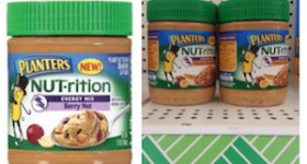 Reset: $0.75/1 Planters Nutrition Peanut Butter Coupon = $0.25 at Dollar Tree!