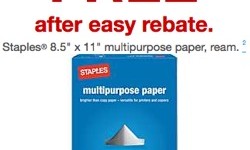 Staples Coupon – Free Mulitpurpose Paper