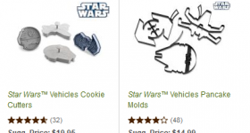 Star Wars Vehicles Cookie Cutters or Pancake Molds: $7.99 + FREE Shipping