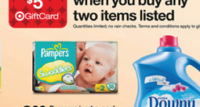 Target: Pampers Diapers for as low as $4.49 per pack