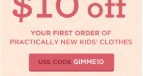 ThredUp: Free $10 credit = three items of kid’s clothing for $7 shipped