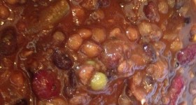 Three Bean Vegetarian Chili