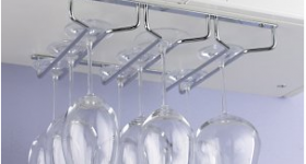 Under Cabinet Stemware Rack Just $13.05 (Regular $19.99 + Great Reviews!)