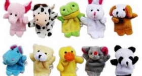 Velvet Animal Style Finger Puppets Set (10 ct.): $2.55 + FREE Shipping