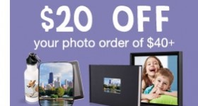 Walgreens: $20 off a Photo Order of $40