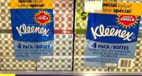Walgreens – Kleenex Tissue 4-pack $.50