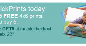 Walgreens QuickPrints App: 5 FREE 4×6 Prints