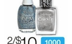 Walgreens: Sally Hansen Crackle Nail Color for $1 each (on sale 2/$10)