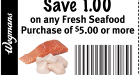 Wegmans Coupon: $1.00 off Fresh Seafood Purchase