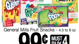 Weis – Betty Crocker Fruit Snacks $.49