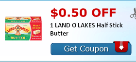 $0.50/1 Land O Lakes Butter Coupon Available