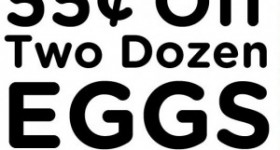 $0.55/2 Dozen Eggs Coupon