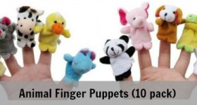 10 Animal Finger Puppets just $2.78 shipped!