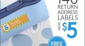 140 Personalized Labels $5 Shipped! (TWO Days)