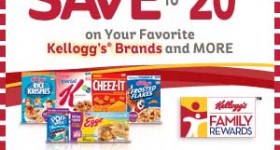 $20 worth of FREE Kellogg’s coupons!