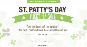6pm: $17 St. Pattys Day Sale + FREE Shipping