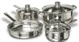 7-Piece Stainless Steel Cookware set just $27.76 shipped