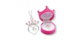 Adorable Princess Crown Necklace $7.09 Shipped!