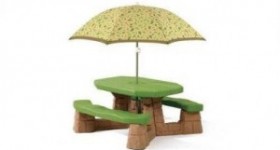 Amazon: Step2 Naturally Playful Picnic Table with Umbrella only $79.99 (Reg. $119.99)