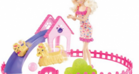 Barbie Puppy Play Park and Barbie Doll Giftset: $15.27 (47% off)