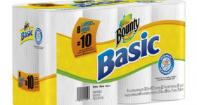 Bounty Basic Paper Towels (8 ct. Large Rolls): $8.68 + FREE Shipping