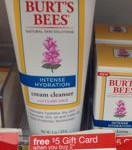 Burt’s Bees Intense Hydration Cream Cleanser Gift Card Deal at Target