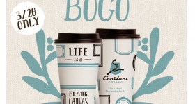 Caribou Coffee: B1G1 Free Drinks Today (3/20/2013)