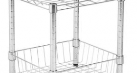 Commercial Grade Chrome 15x16x14 Table with Basket Just $17 (Regular $40+!) + Free Shipping