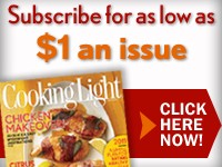 Cooking Light Subscription Sale: $1 an Issue!