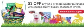 CVS: HOT! Save $3/$15 purchase of Easter items!