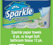 CVS: Sparkle Paper Towels for just $0.38 each (starts Sunday)
