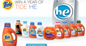 Enter to win a free year’s worth of Tide laundry detergent