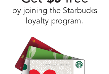 FEW HOURS LEFT! $5 Starbucks FREEBIE: $5 FREE to spend at Starbucks!