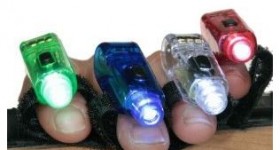 Finger flashlights for as low as 16.1 cents each shipped