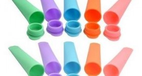 Food Safe BPA Free Silicone Ice Popsicle Maker Molds Set of 10 just $8.99
