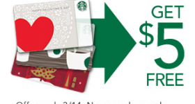 Free $5 Starbucks gift card for new members